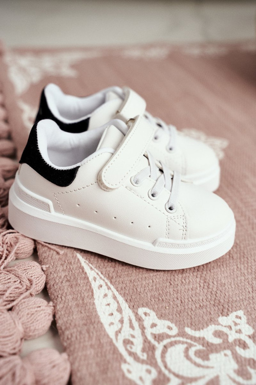 Dětská Sportovní Obuv Sneakers Bíle-Černé Bilbo