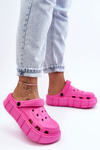 Dámská pěnová platforma Crocs Fuchsia Beckett
