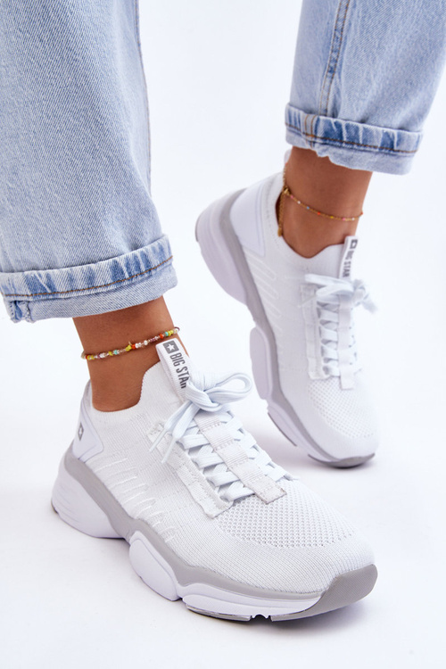 Dámské nazouvací sportovní boty Memory Foam System Big Star LL274A142 Bíle