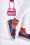 Dámské Tenisky Slip-On modre Venira