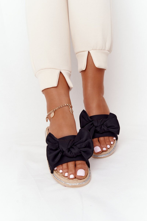 Gumové Nazouváky S Mašlí Černé Andrea