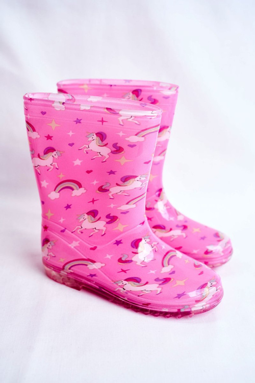 Detské gumové galoshes Pink Unicorn