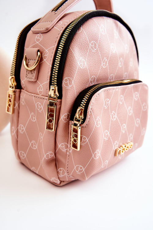 Dámsky kožený batoh NOBO L1341-C004 Pink