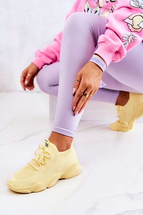 Sportovní obuv Tenisky materiál žlute Nolene