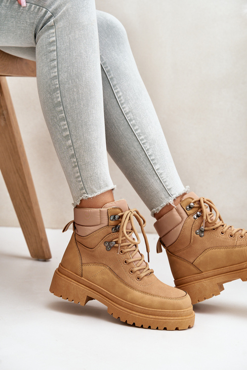 Dámské šněrovací kotníkové boty Camel Rabaria