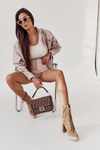 Semišové šněrovací boty Lewski Shoes 3244 / G Béžove
