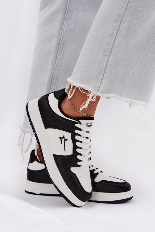 Dámske Tenisky Big Star RR274A240 HI-POLY SYSTEM Biela-Čierna