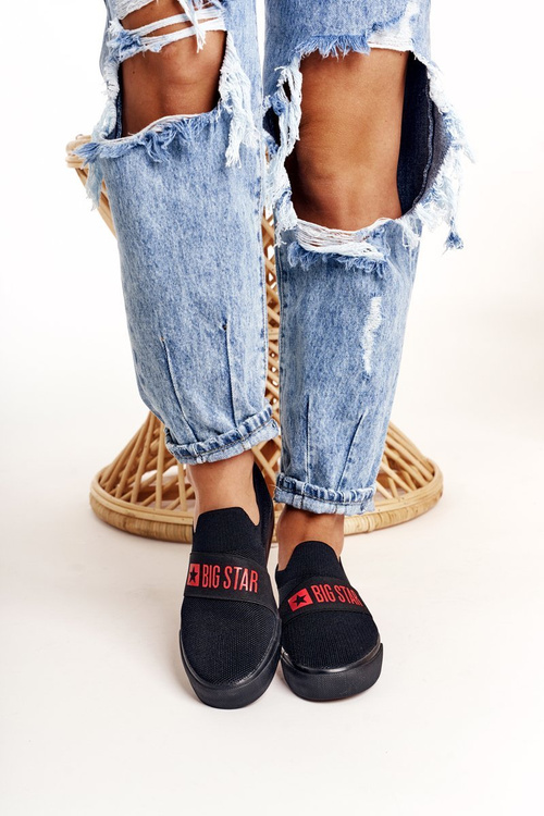 Dámské Tenisky Slip-on Big Star FF274221 Černé