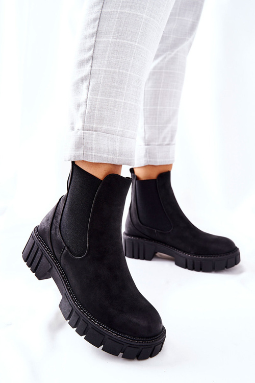 Boty Worker Sergio Leone TR761 černé