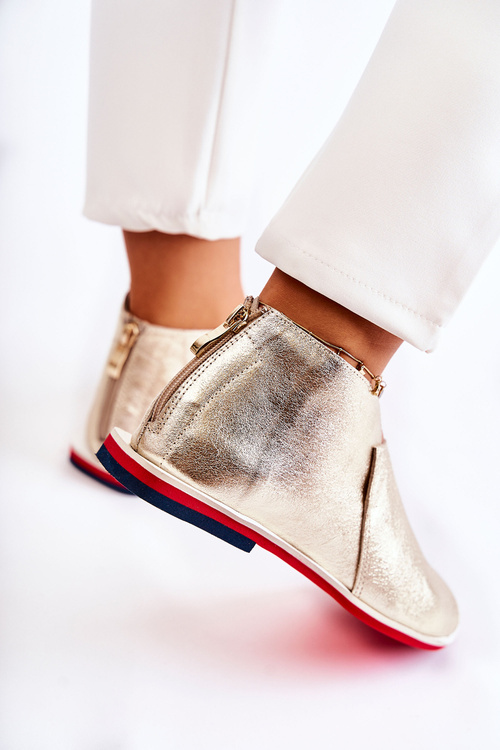 Kožené sandále pre zloty zloty clorie