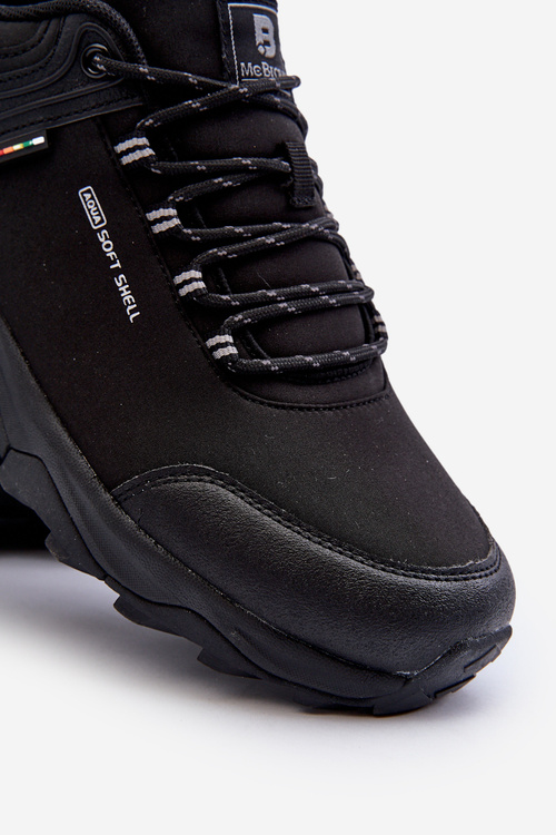 Mužské černé turistické boty McBraun