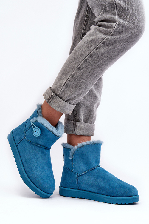 Ocieplane Dámské Sněžáky s Ozdobou Modré Siriol