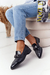 Elegantné ženské mokasíry S. Barski Black