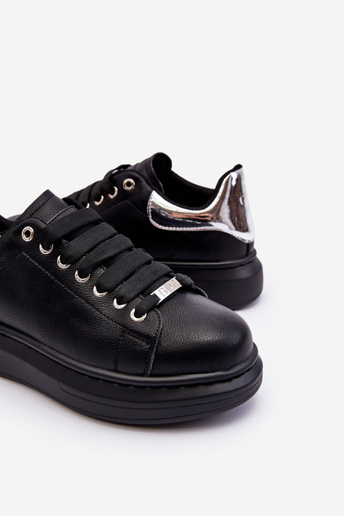 Dámsky Goe LL2N4012 Športové topánky čierne a strieborné