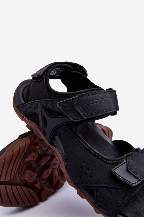 Mužské sportovní sandály 4F 4FSS23FSANM018-20S Černé