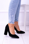 Dámske semišové čierne čerpadlá na Celine Post