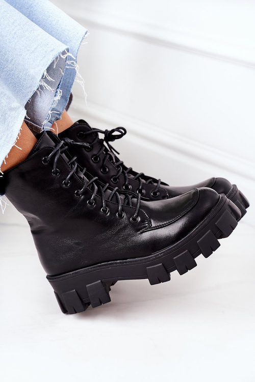 Teplé Boty Workery Černé World Is Mine