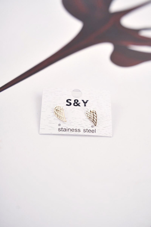 Dámske zlaté flyzové náušnice