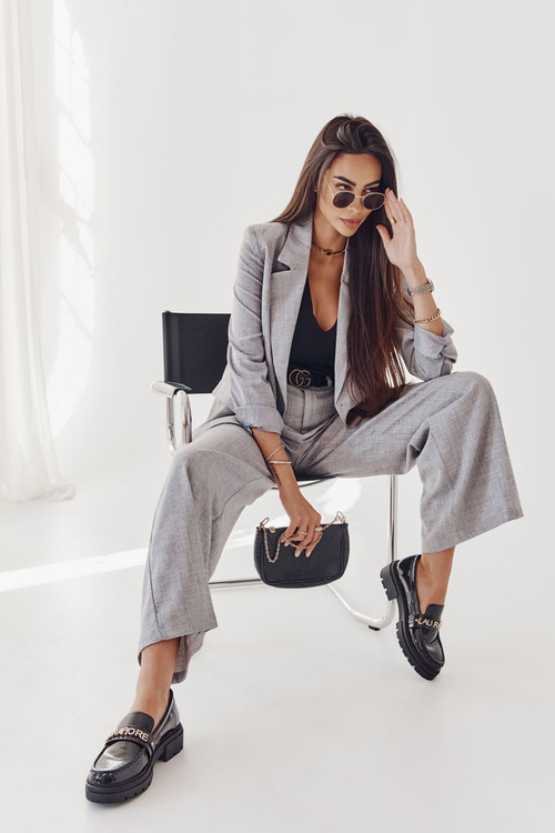 Lakované mokasíny La.Fi 210001B-NL Černe