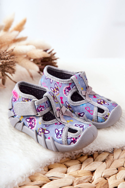 Befado Papci Shoes 190p093 Gray-Blue