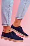 Dámske espadrilles Big Star Navy Blue FF276042