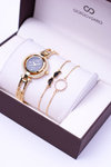 Giorgio Dario Set Golden Watch Crystals Dva náramky