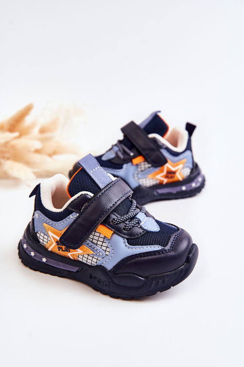 Dětské lehké sportovní boty Navy Blue Mobby