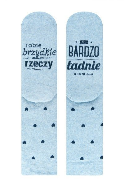 Dámske ponožky Soxo „Robím škaredé veci, ale veľmi pekné“