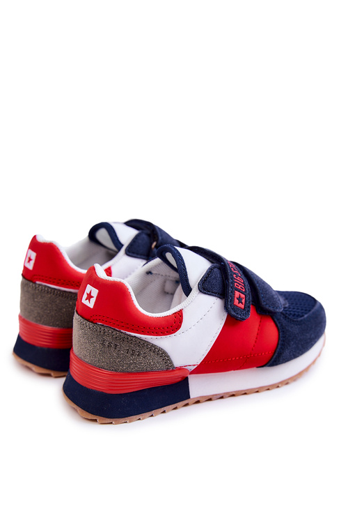 Detská športová topánka Pamäť pena Veľká hviezda JJ374256 Navy a Red