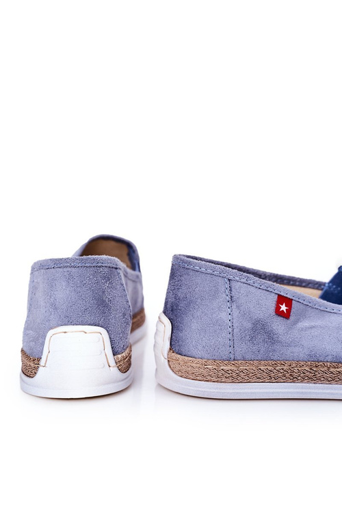 Pánské Semišové Espadrilky Big Star HH176004 Modré