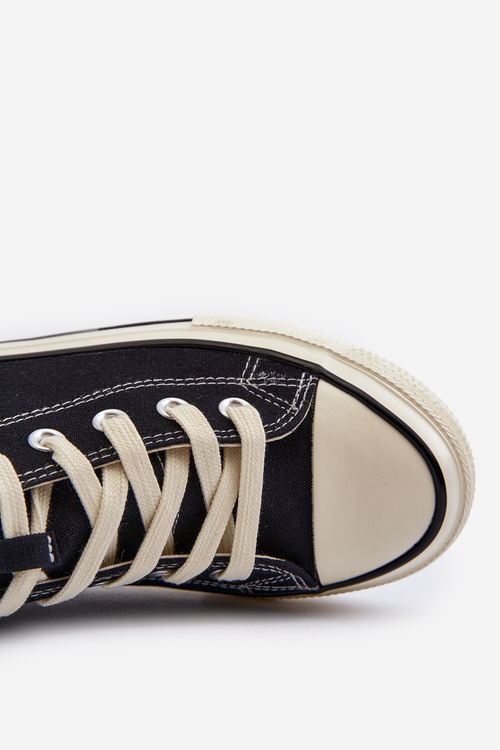 Vysoké pánske tenisky Big Star NN174109 Čierne