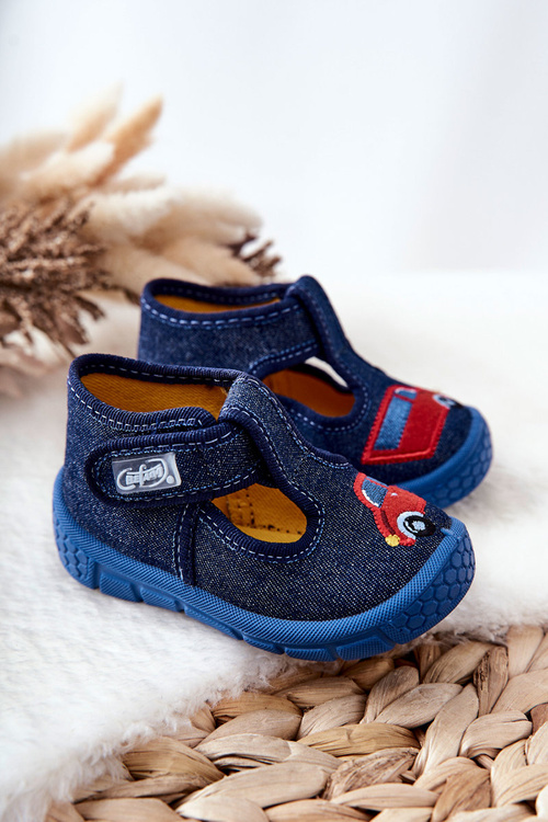 PAPCI topánky Befado Car 531P099 NAVY BLUE