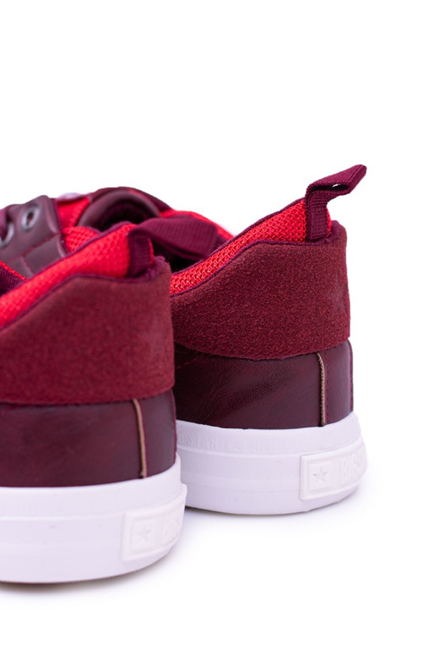 Big Star pánské burgundské Tenisky BB174011