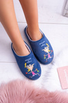 Dreex Plyšové Papuče Tmavě Modré Biegam Bo Lubię