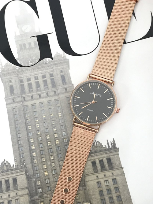 Dámske hodinky Ernest Lena Pink Gold