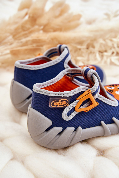 Boty Pantofle Befado Tiger 110P462 Navy