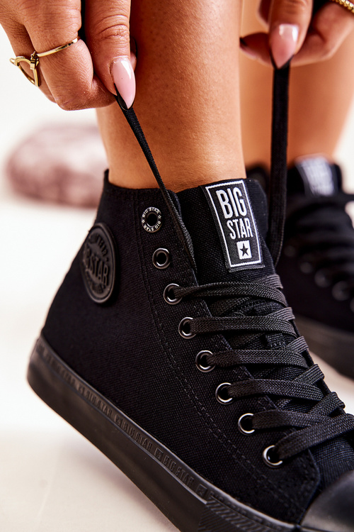 Dámské Vysoký Tenisky Big Star FF274A170 Černé