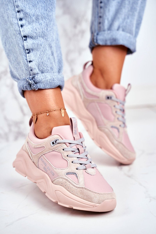 Dámske športové topánky tenisky Big Star GG274655 Pink