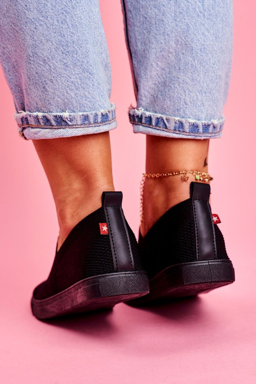 Dámské Tenisky Slip-on Big Star Černé FF274A609