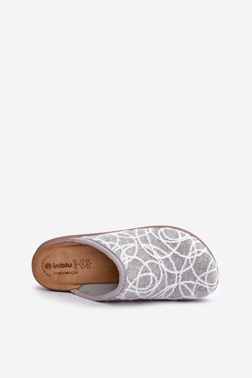 Lesklé Dámske Papuče Inblu CT000028 Šedé