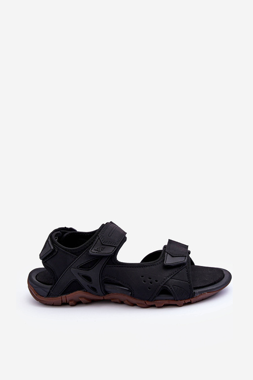 Mužské sportovní sandály 4F 4FSS23FSANM018-20S Černé