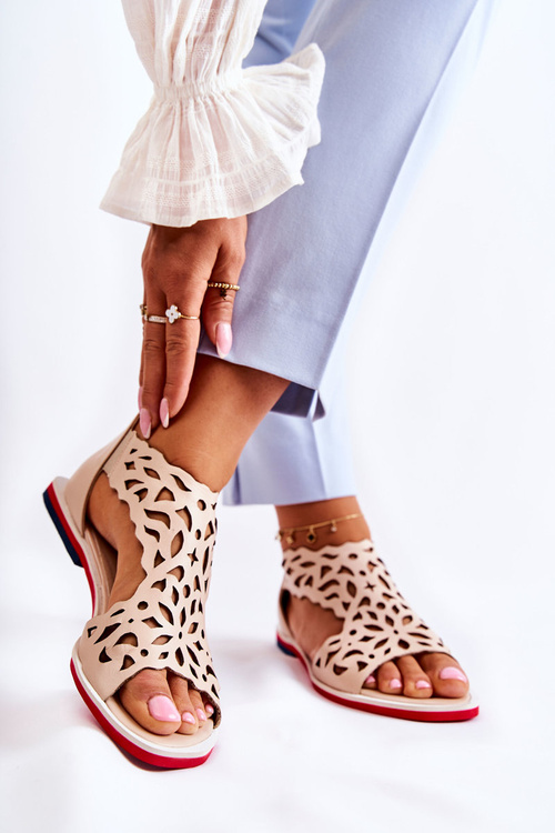 Alima Light Openwork Chysté sandále