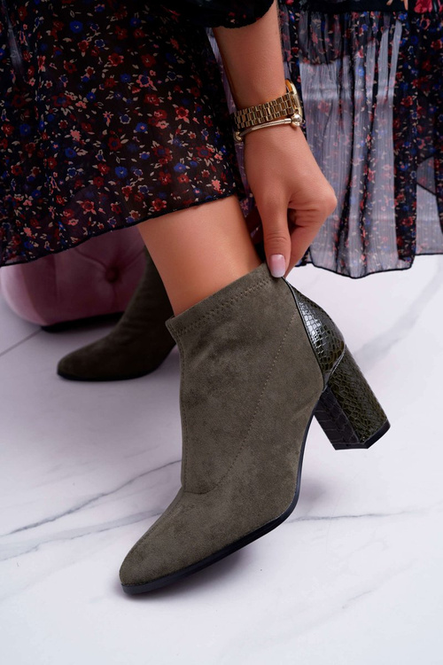 Dámské Kotníkové Boty Khaki Ferrous