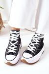 Vysoké tenisky na platforme Black Electric Love Platform