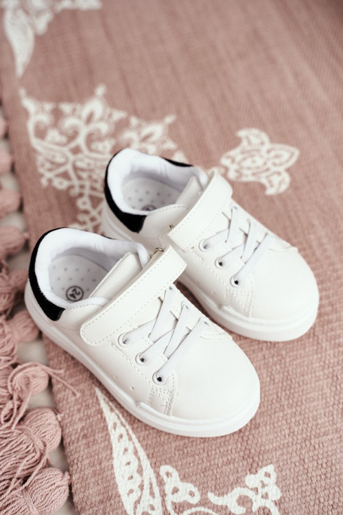 Dětská Sportovní Obuv Sneakers Bíle-Černé Bilbo