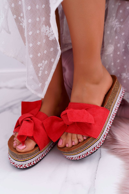 Dámské Nazouváky s Lukem Červené Chantal