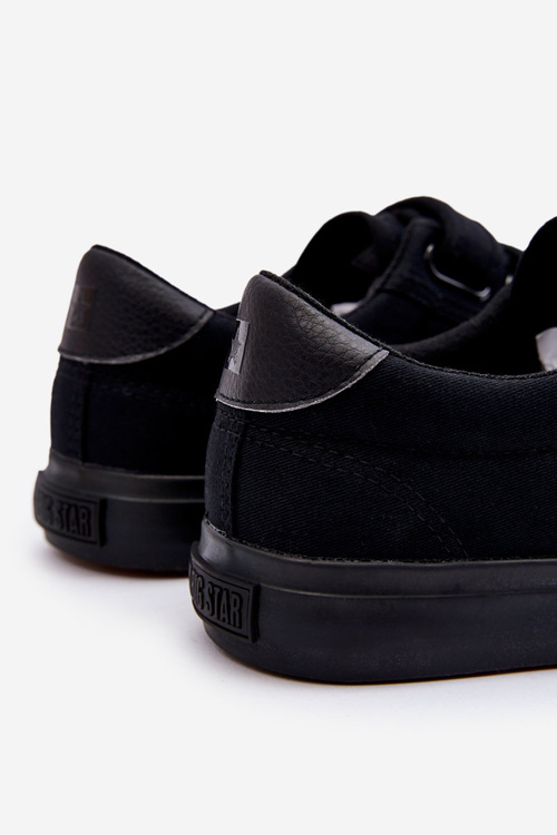 Pánské nízké textilní tenisky Big Star LL174078 Černá