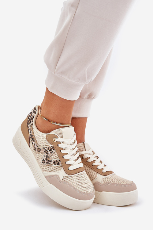 Dámské Sportovní Boty Na Platformě Panther Khaki Lorori