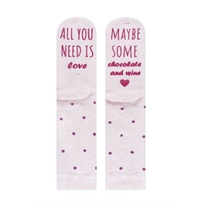 Dámské ponožky SOXO "All you need is Love"