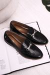 Dámska Maciejka lakovaná Maciejka Loafers Black 409A-01/00-1